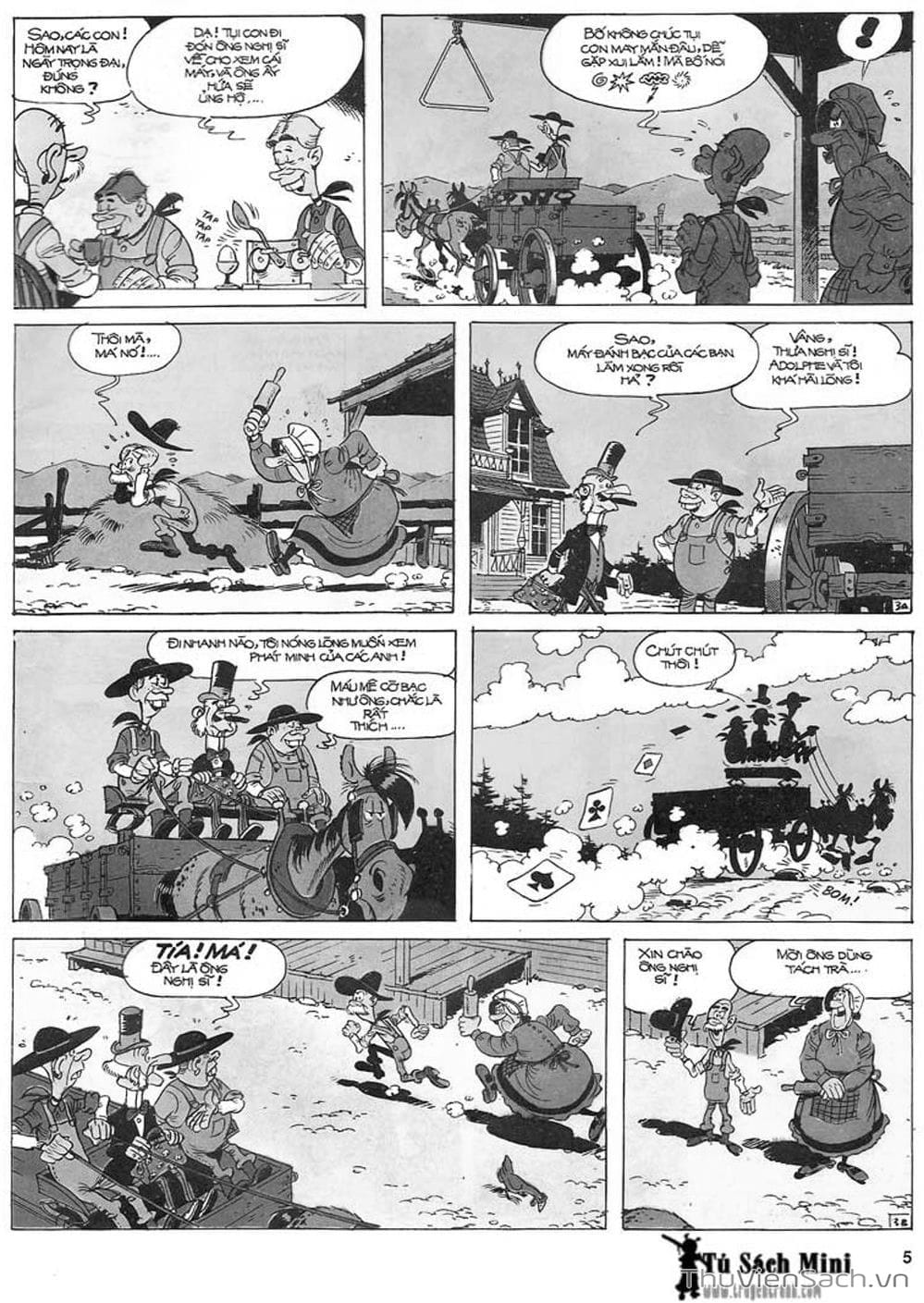 Truyện Tranh Cuộc Phiêu Lưu Kỳ Thú Của Lucky Luke trang 3