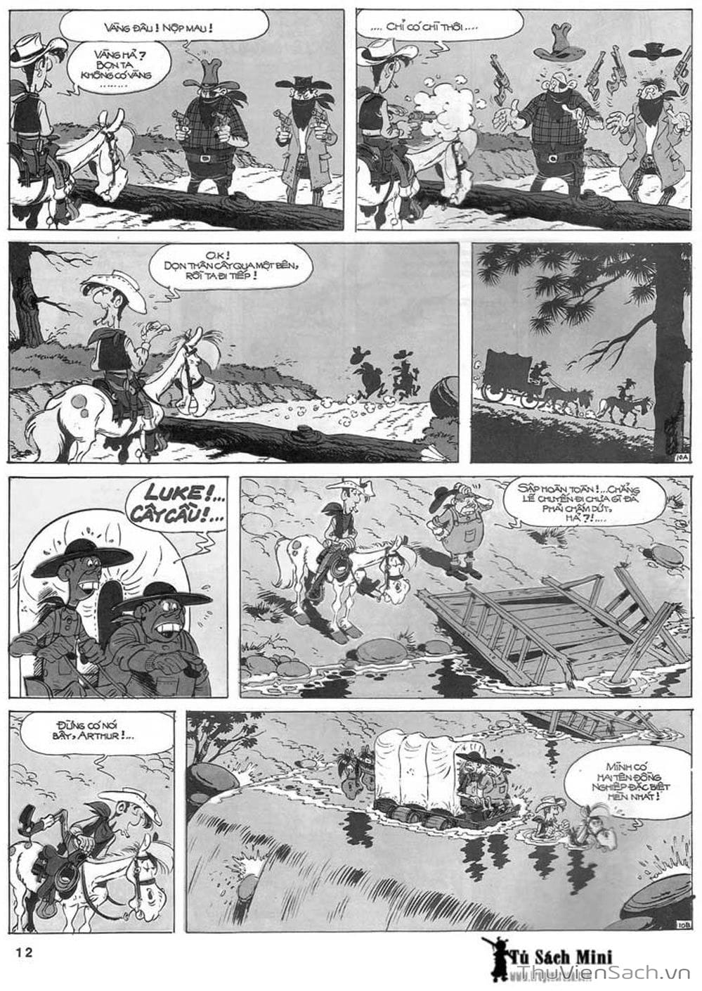 Truyện Tranh Cuộc Phiêu Lưu Kỳ Thú Của Lucky Luke trang 3