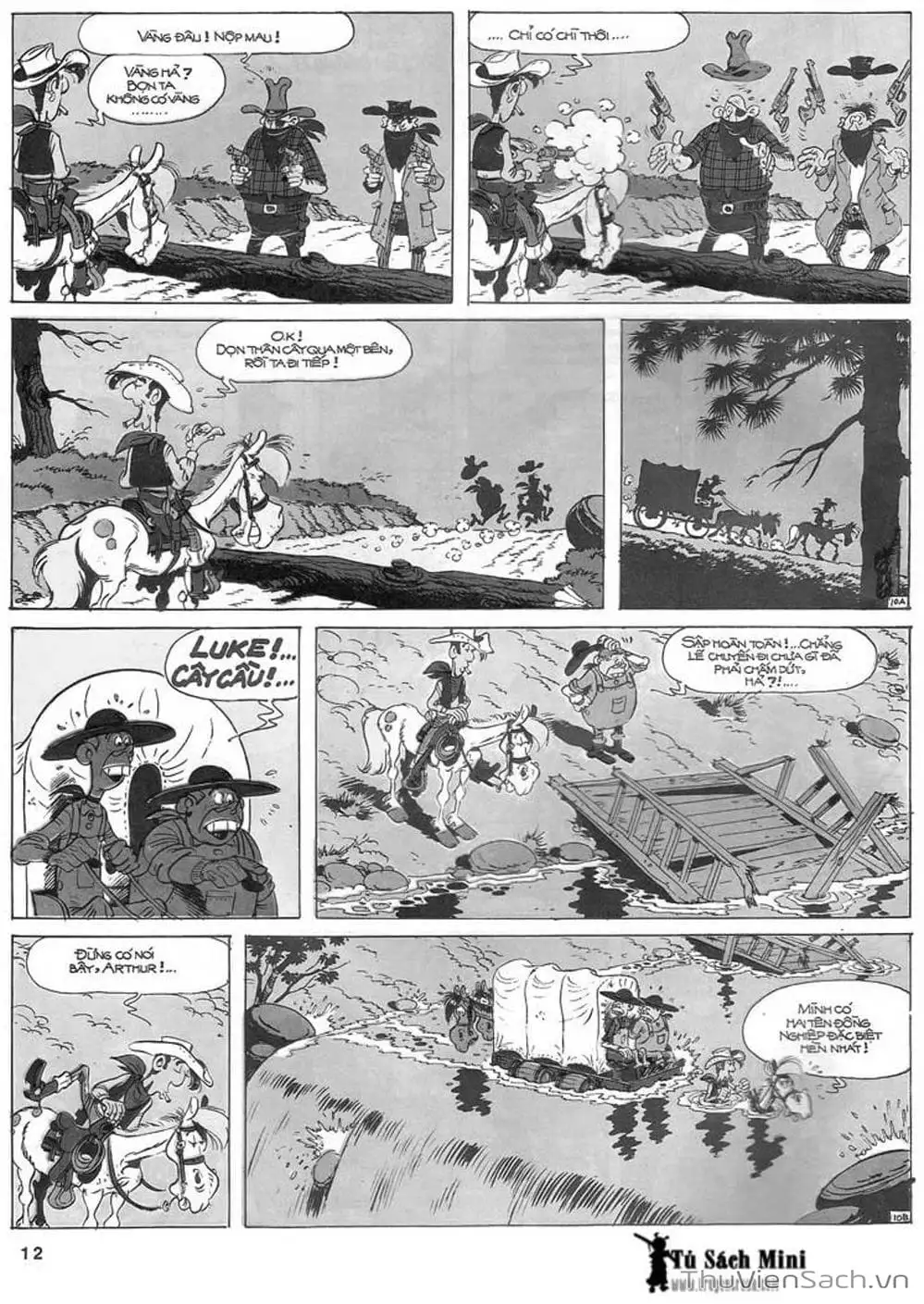 Truyện Tranh Cuộc Phiêu Lưu Kỳ Thú Của Lucky Luke trang 3