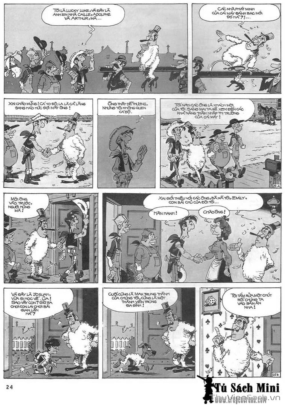 Truyện Tranh Cuộc Phiêu Lưu Kỳ Thú Của Lucky Luke trang 3