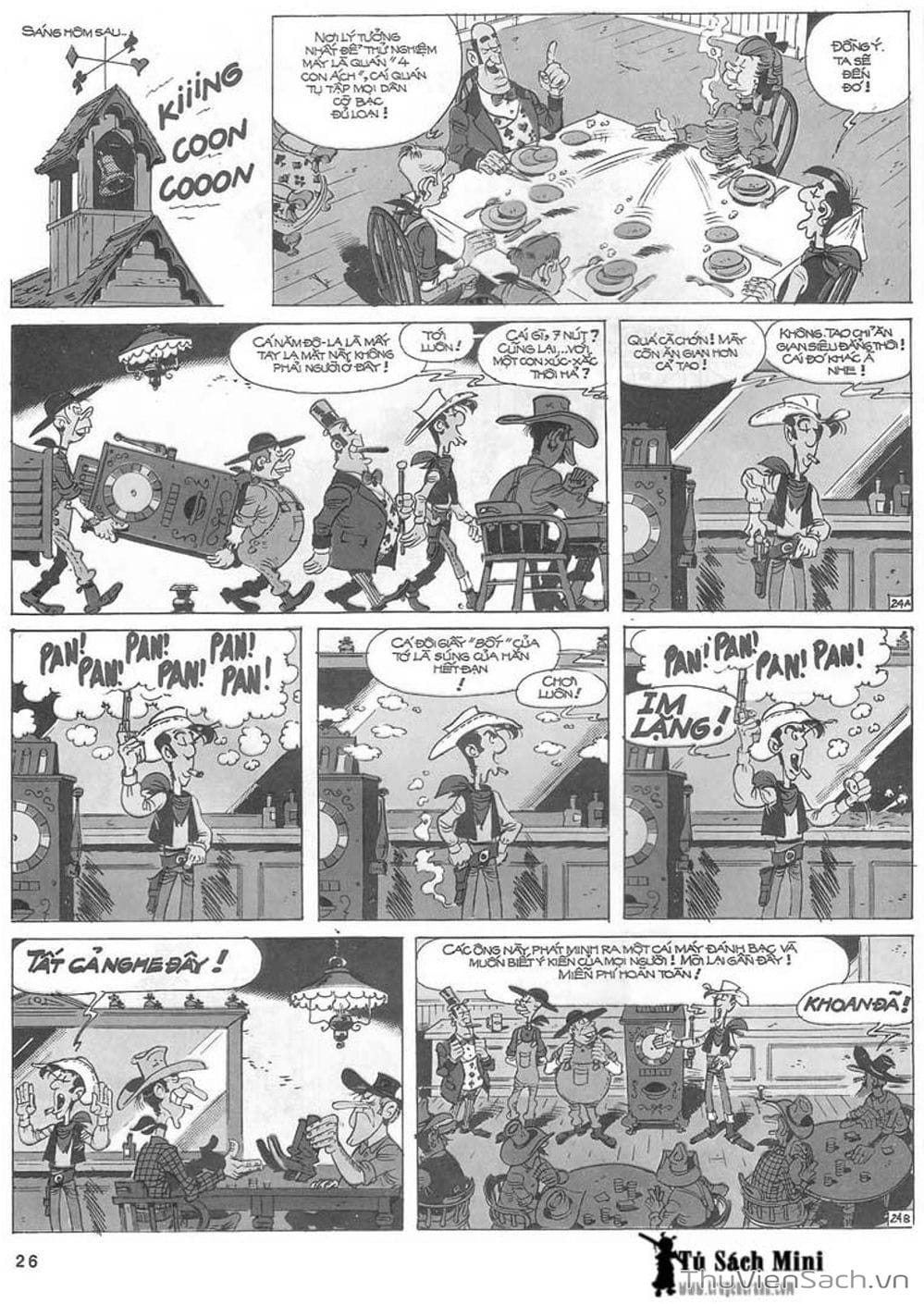 Truyện Tranh Cuộc Phiêu Lưu Kỳ Thú Của Lucky Luke trang 3