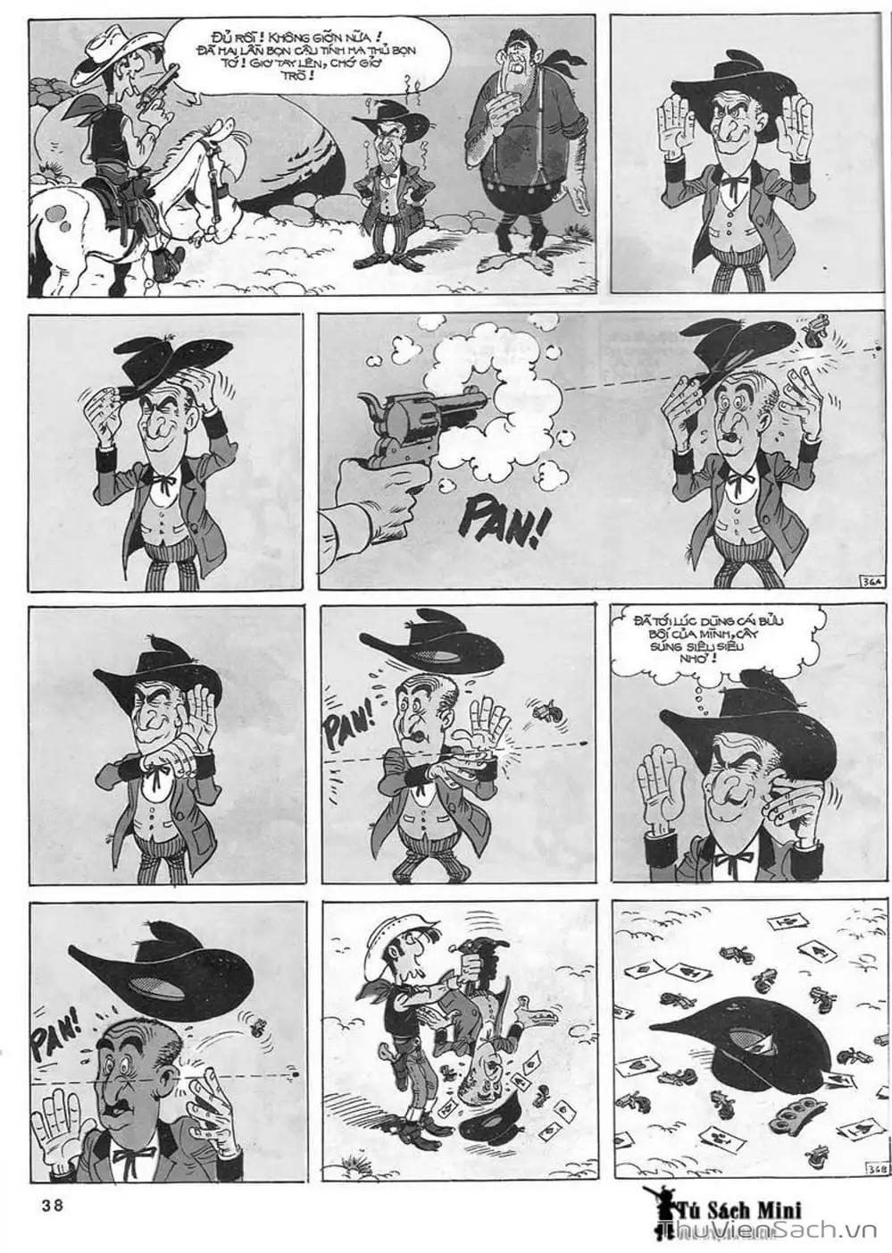 Truyện Tranh Cuộc Phiêu Lưu Kỳ Thú Của Lucky Luke trang 3