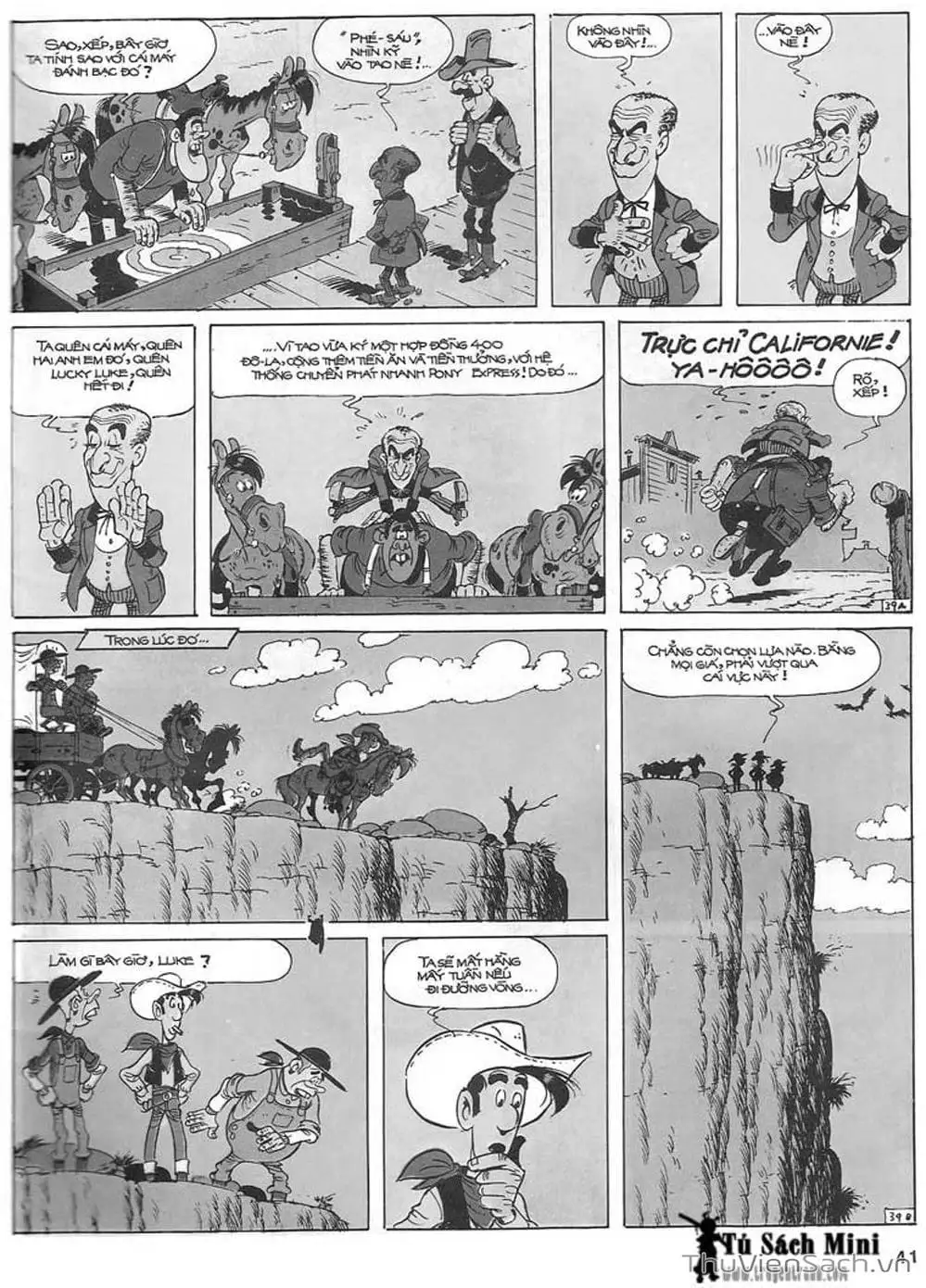 Truyện Tranh Cuộc Phiêu Lưu Kỳ Thú Của Lucky Luke trang 3