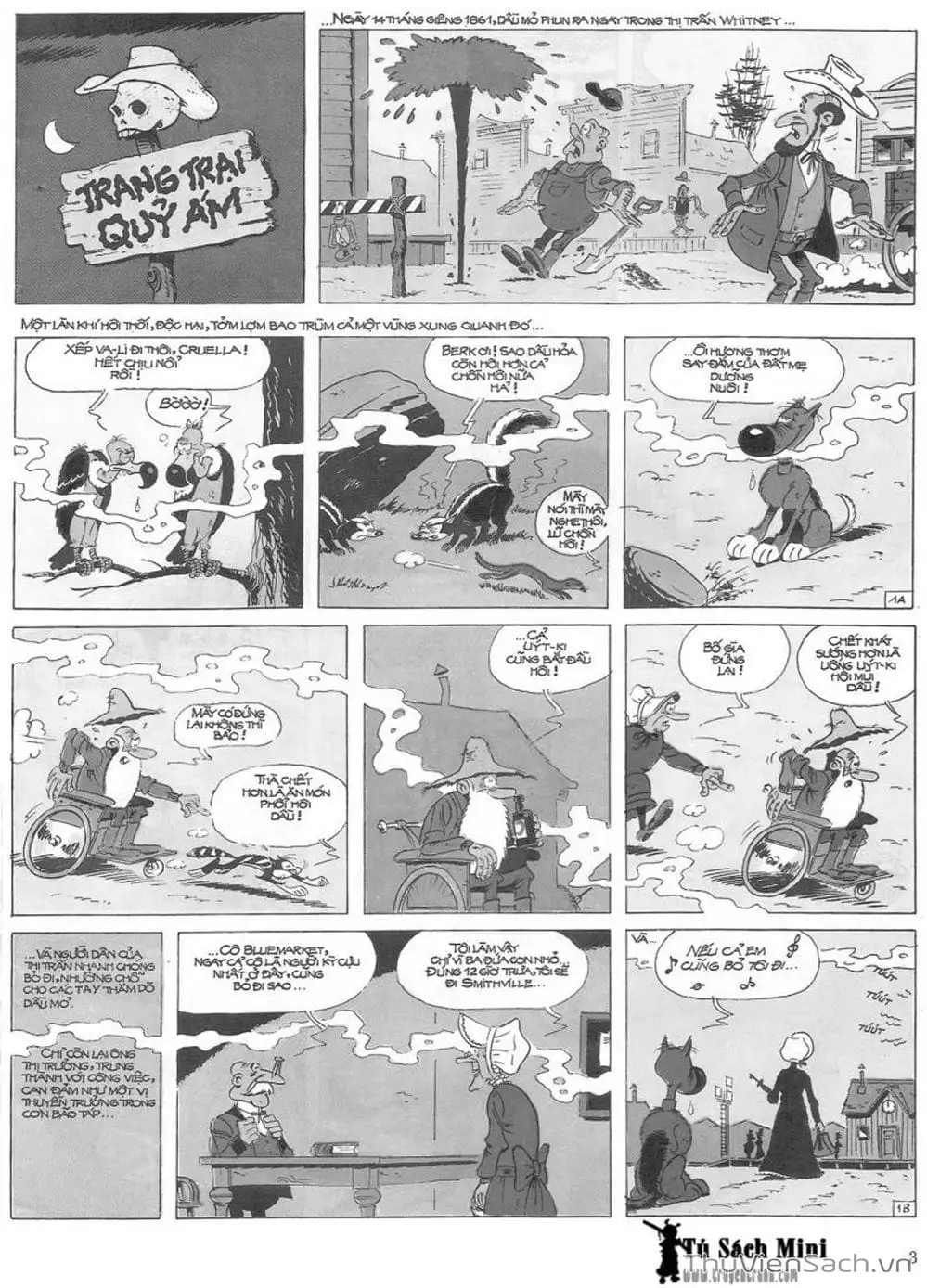 Truyện Tranh Cuộc Phiêu Lưu Kỳ Thú Của Lucky Luke trang 3
