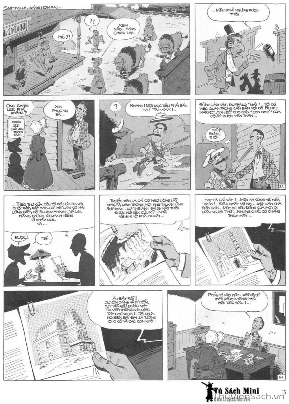 Truyện Tranh Cuộc Phiêu Lưu Kỳ Thú Của Lucky Luke trang 3