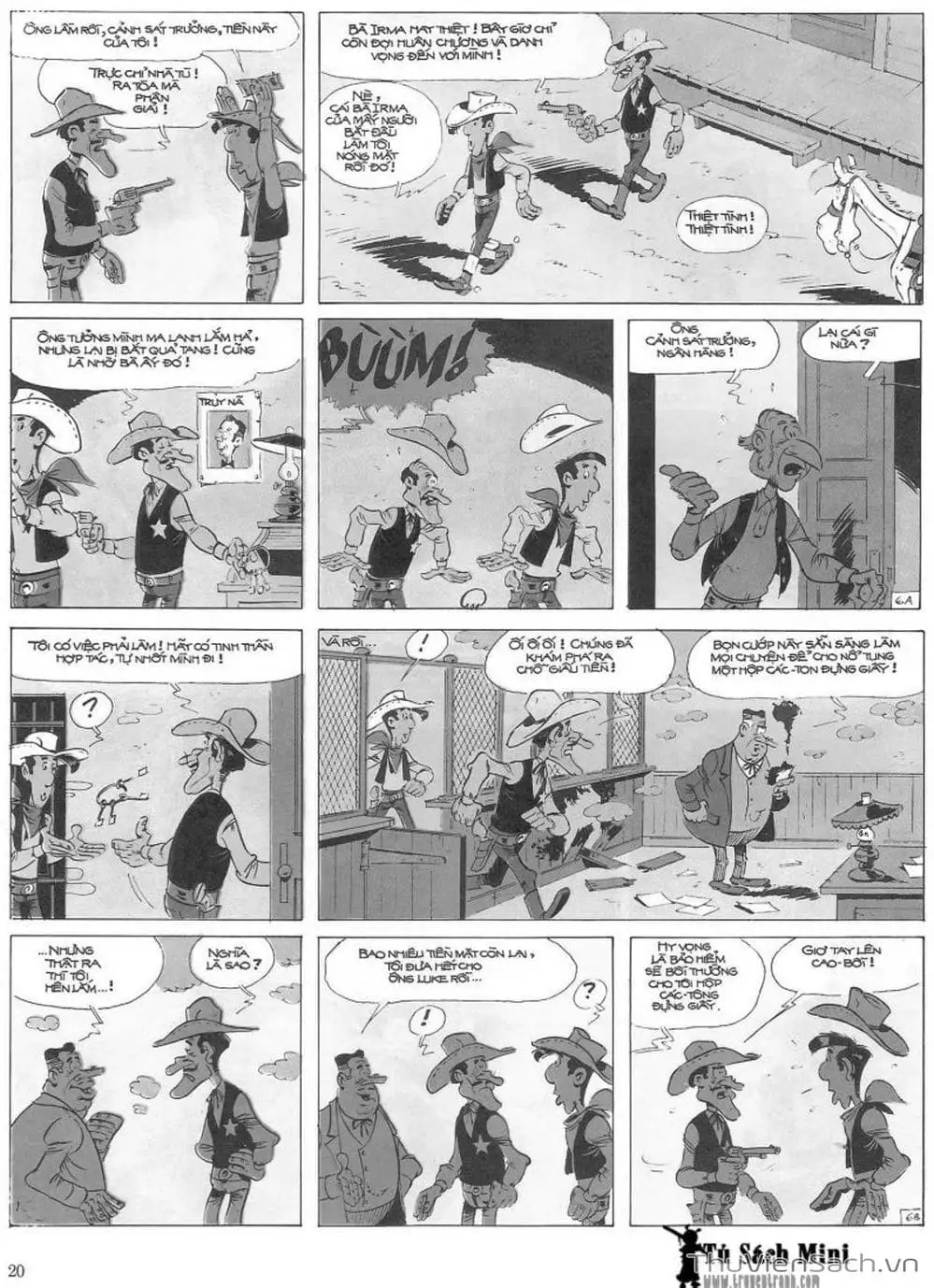 Truyện Tranh Cuộc Phiêu Lưu Kỳ Thú Của Lucky Luke trang 3