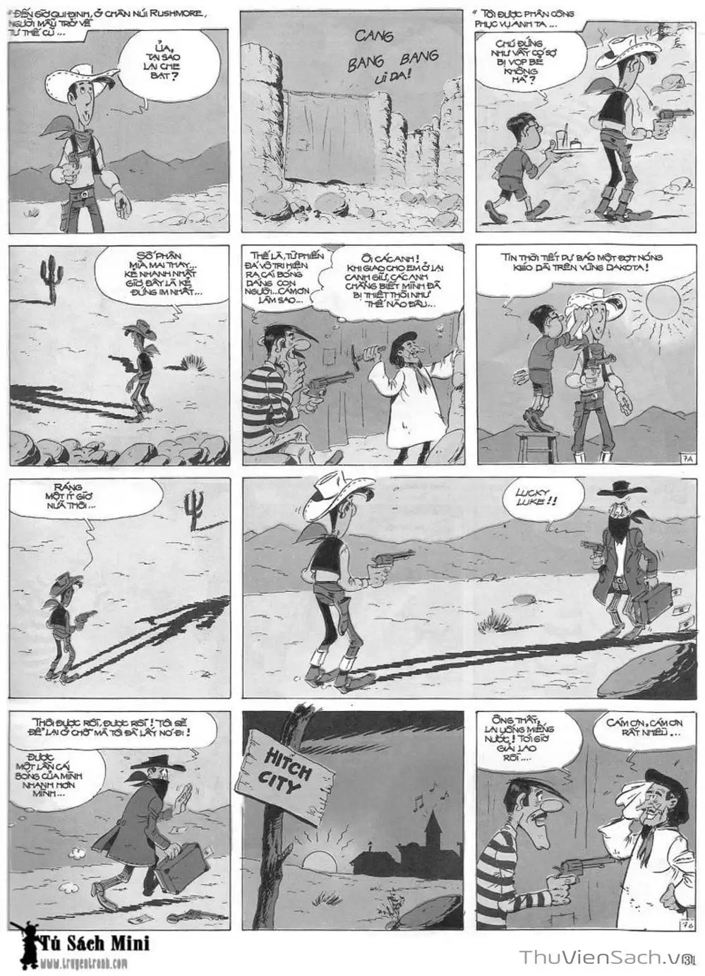 Truyện Tranh Cuộc Phiêu Lưu Kỳ Thú Của Lucky Luke trang 3