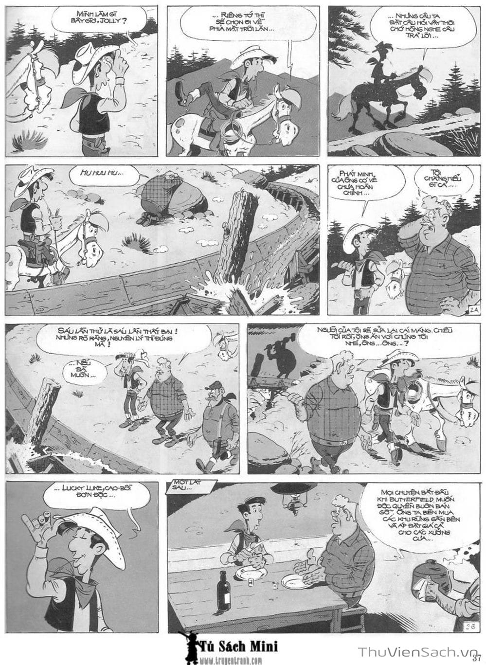 Truyện Tranh Cuộc Phiêu Lưu Kỳ Thú Của Lucky Luke trang 3