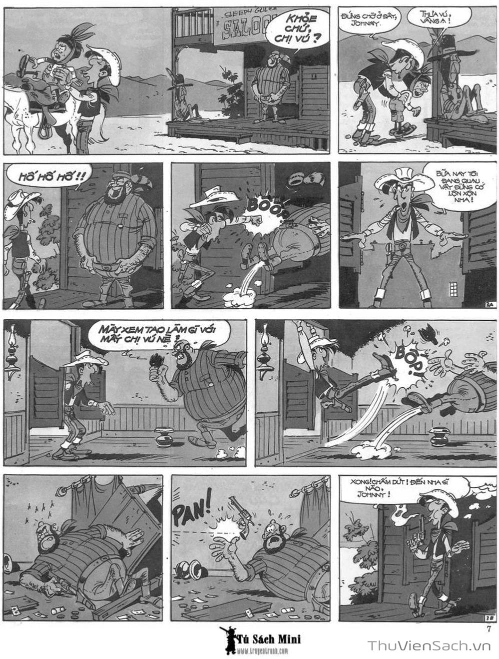 Truyện Tranh Cuộc Phiêu Lưu Kỳ Thú Của Lucky Luke trang 3