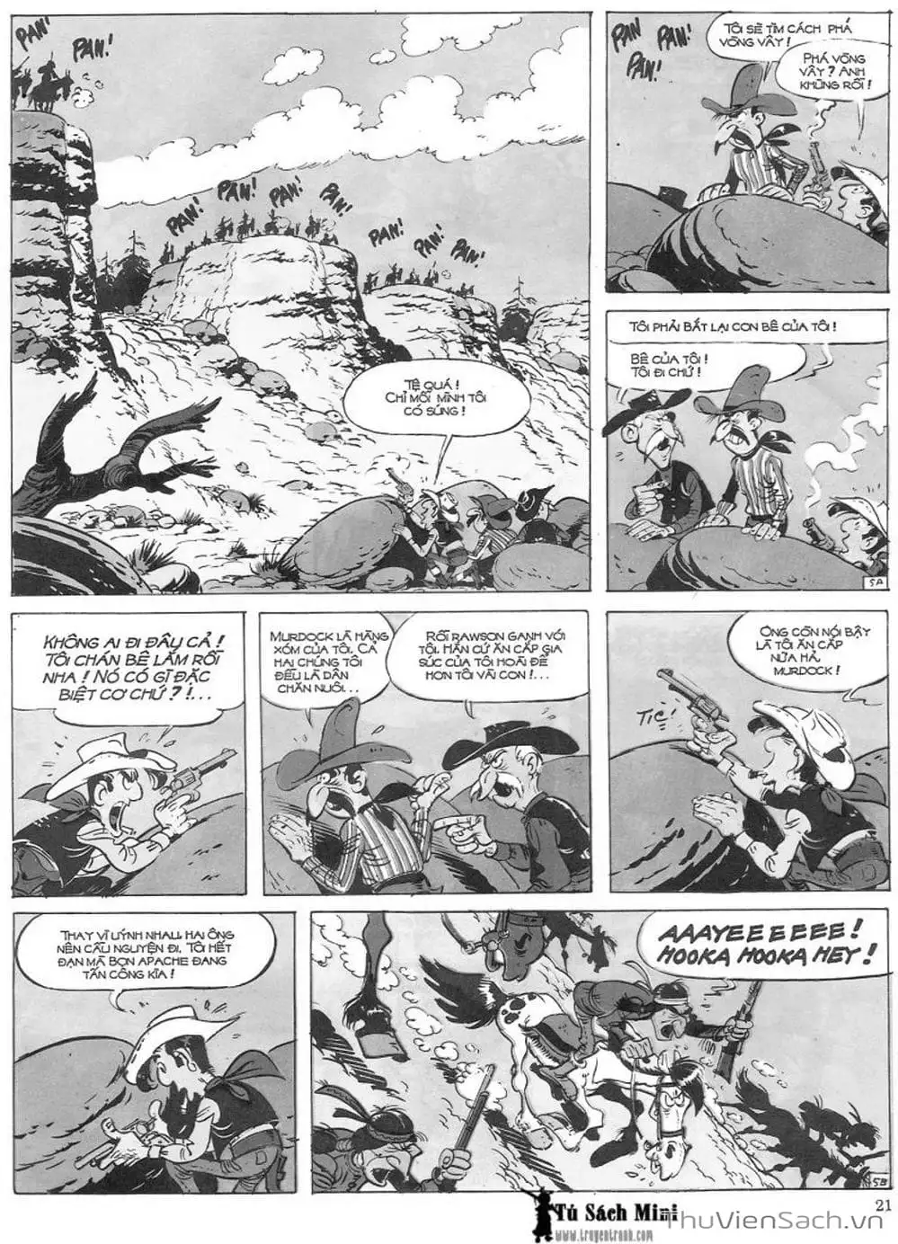 Truyện Tranh Cuộc Phiêu Lưu Kỳ Thú Của Lucky Luke trang 3