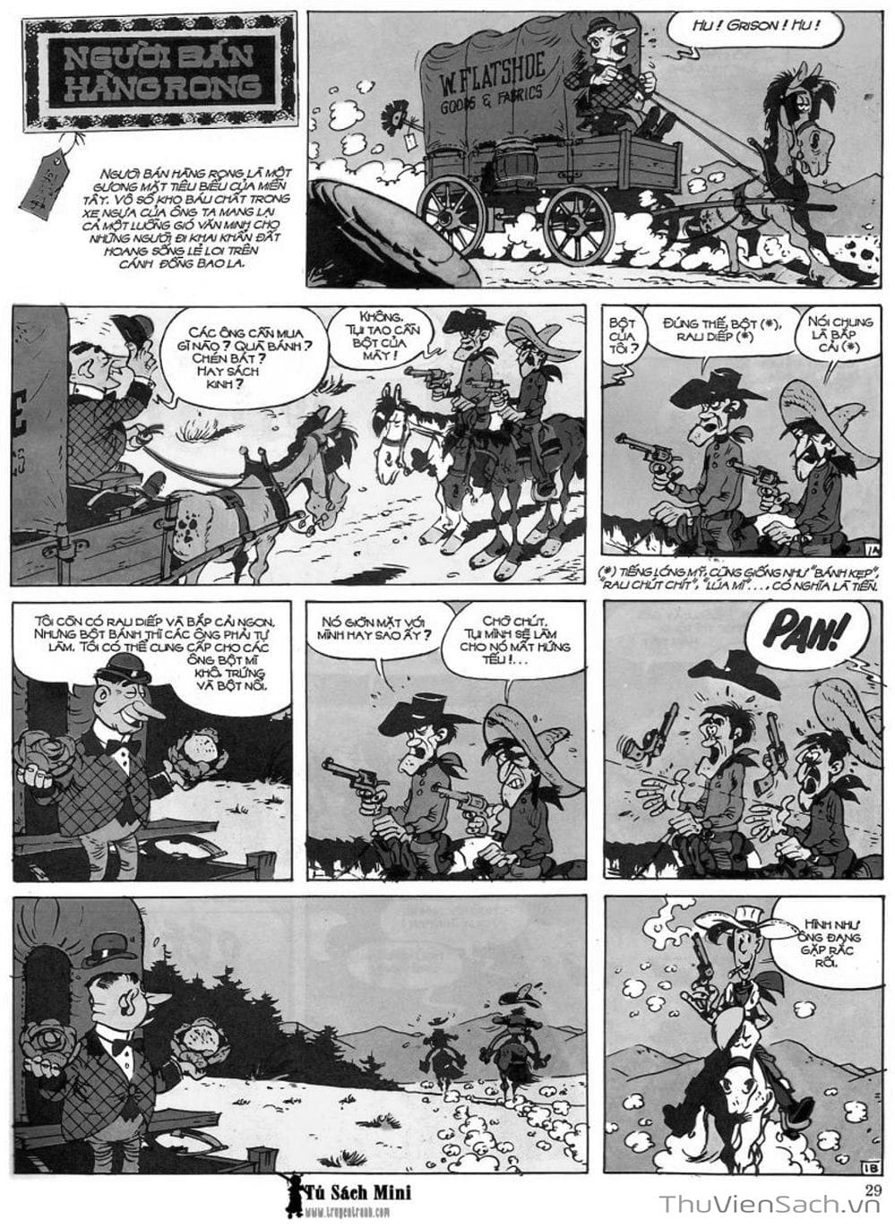 Truyện Tranh Cuộc Phiêu Lưu Kỳ Thú Của Lucky Luke trang 3