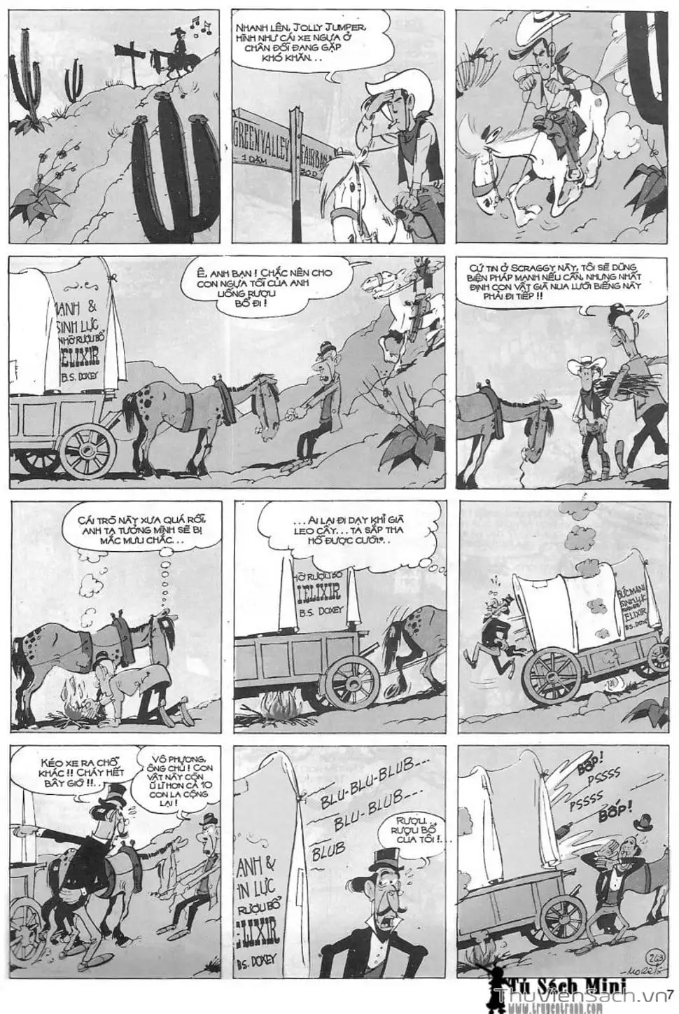 Truyện Tranh Cuộc Phiêu Lưu Kỳ Thú Của Lucky Luke trang 3
