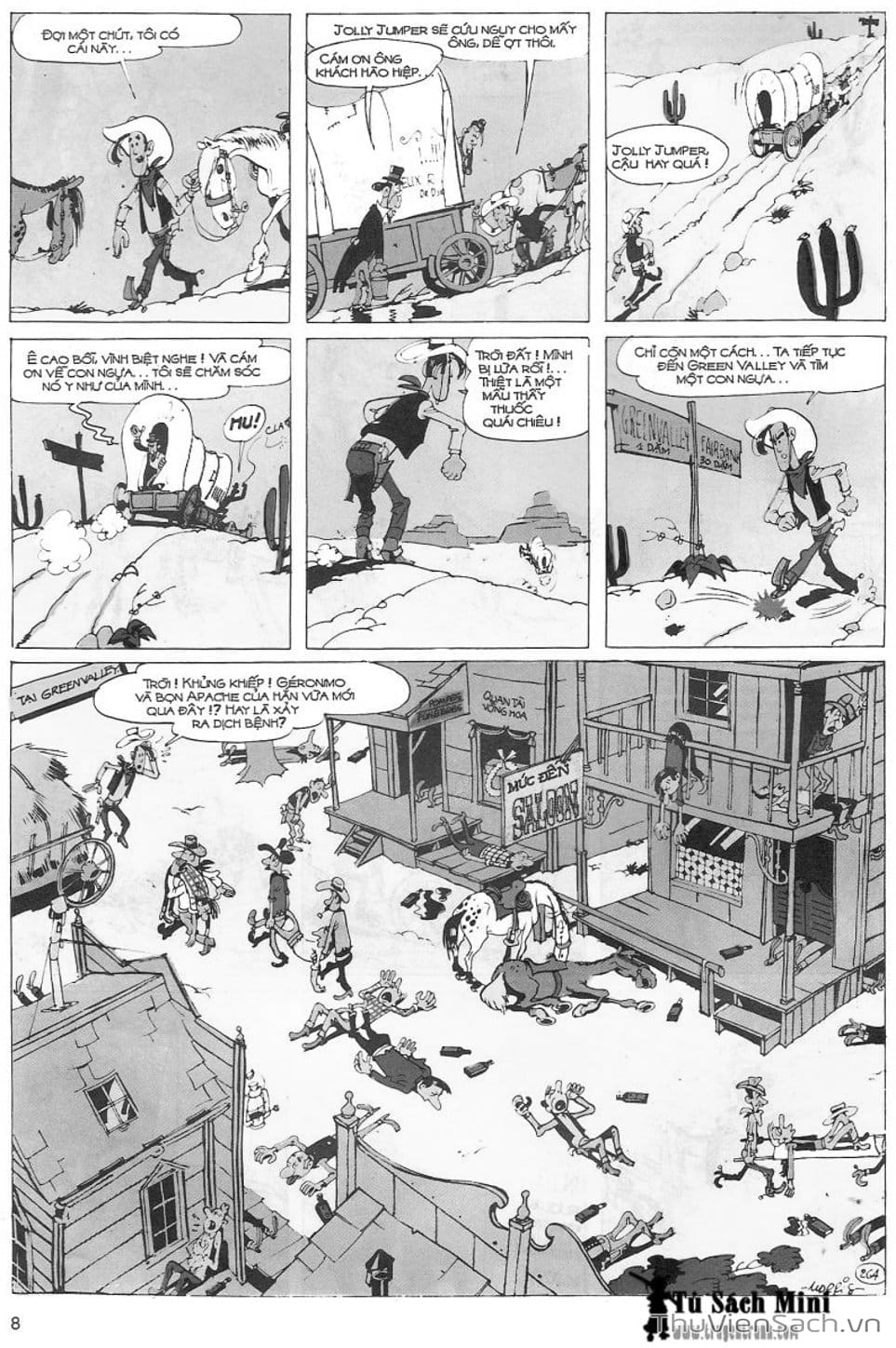 Truyện Tranh Cuộc Phiêu Lưu Kỳ Thú Của Lucky Luke trang 3