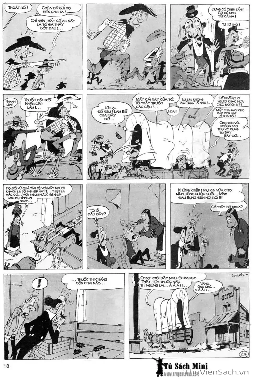 Truyện Tranh Cuộc Phiêu Lưu Kỳ Thú Của Lucky Luke trang 3