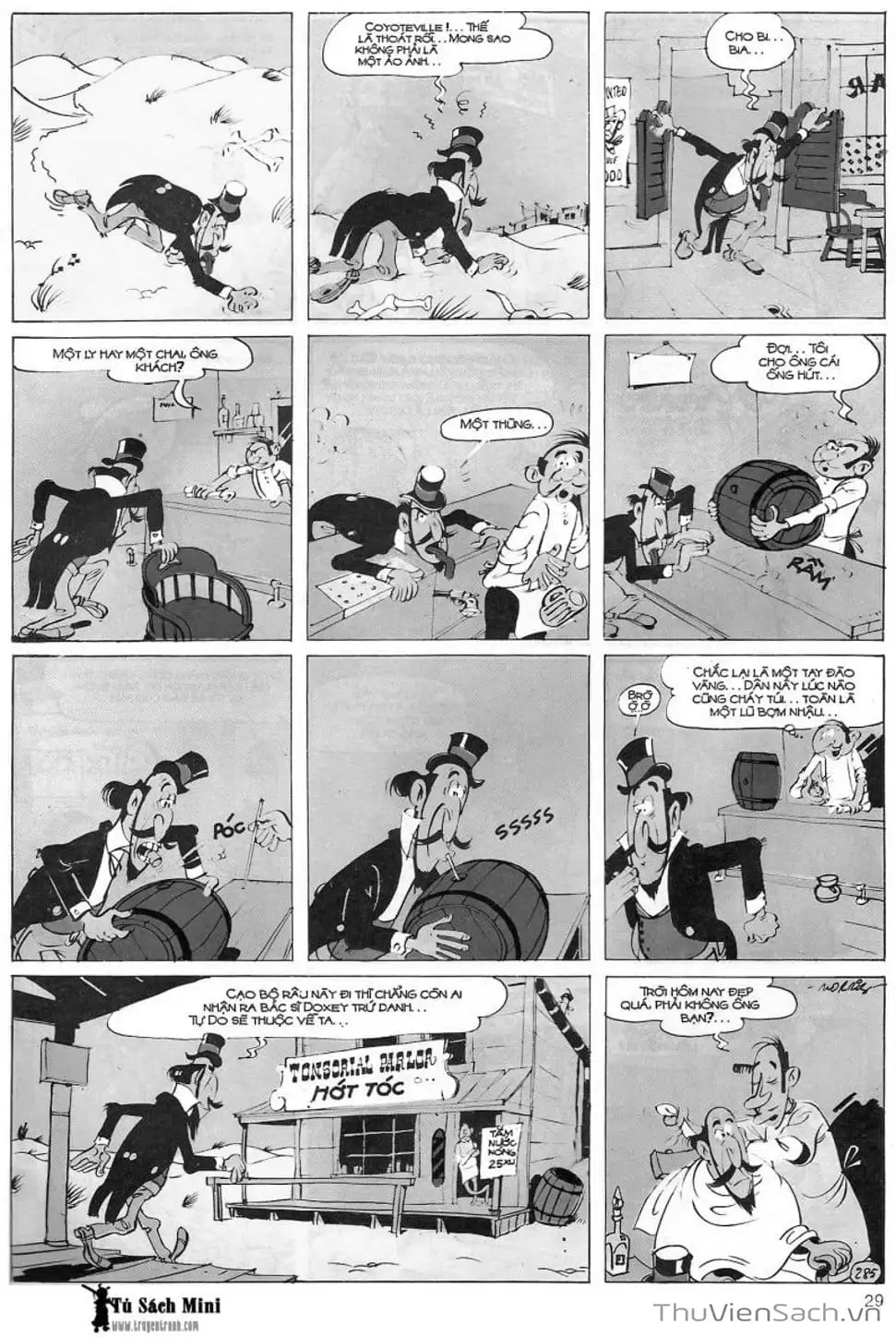 Truyện Tranh Cuộc Phiêu Lưu Kỳ Thú Của Lucky Luke trang 3