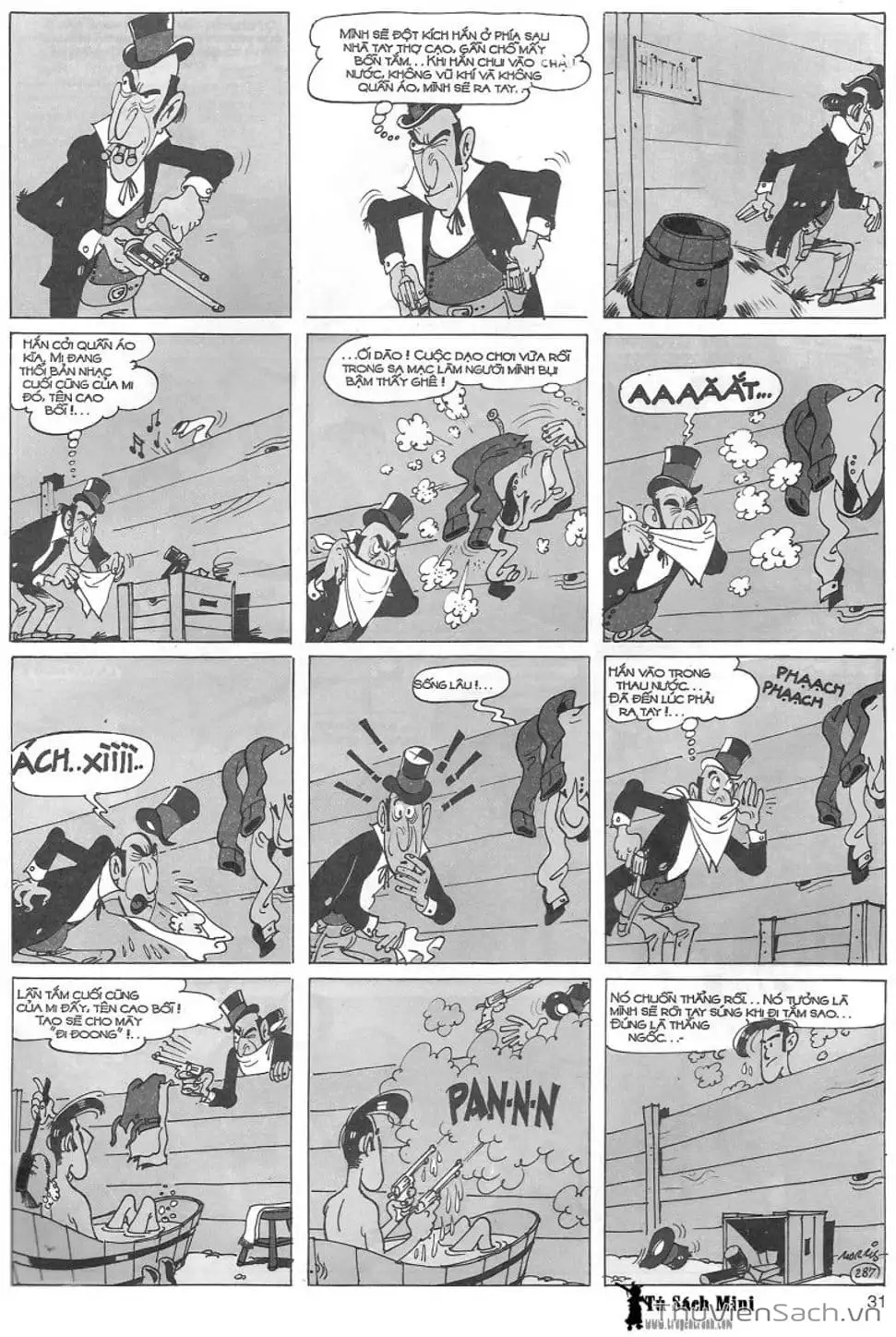 Truyện Tranh Cuộc Phiêu Lưu Kỳ Thú Của Lucky Luke trang 3