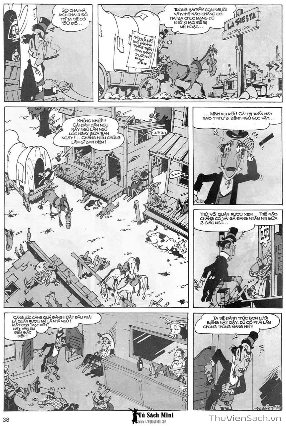 Truyện Tranh Cuộc Phiêu Lưu Kỳ Thú Của Lucky Luke trang 3