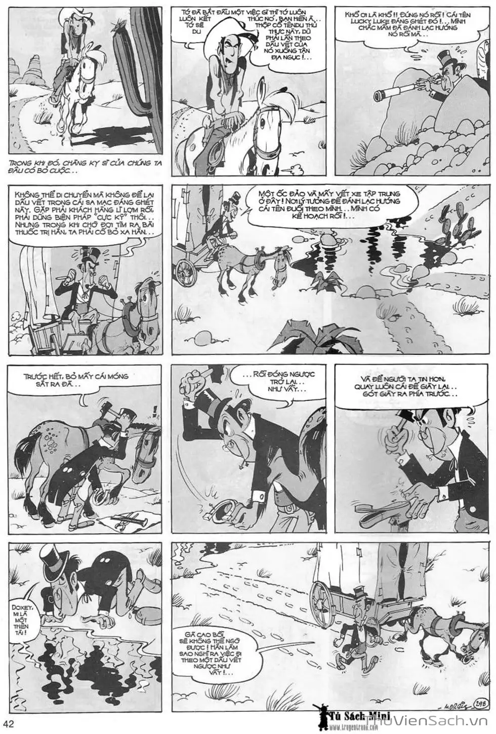 Truyện Tranh Cuộc Phiêu Lưu Kỳ Thú Của Lucky Luke trang 3