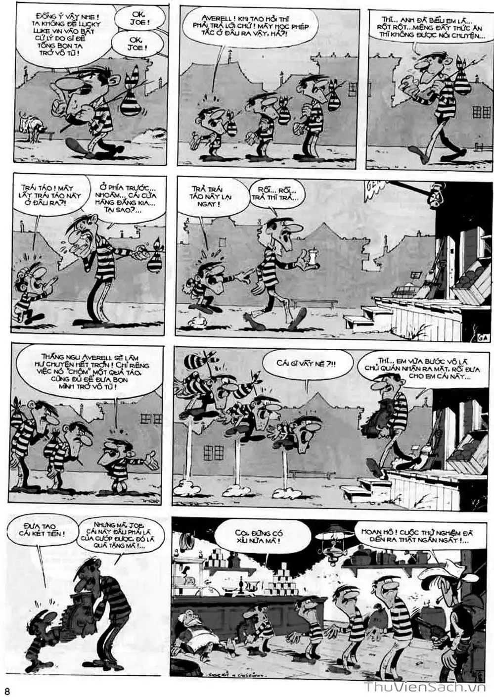 Truyện Tranh Cuộc Phiêu Lưu Kỳ Thú Của Lucky Luke trang 3