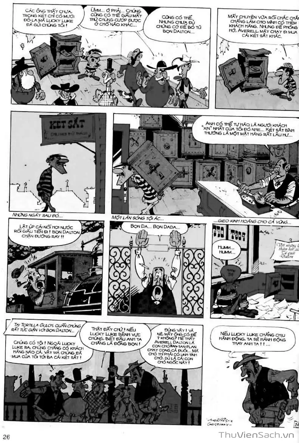 Truyện Tranh Cuộc Phiêu Lưu Kỳ Thú Của Lucky Luke trang 3