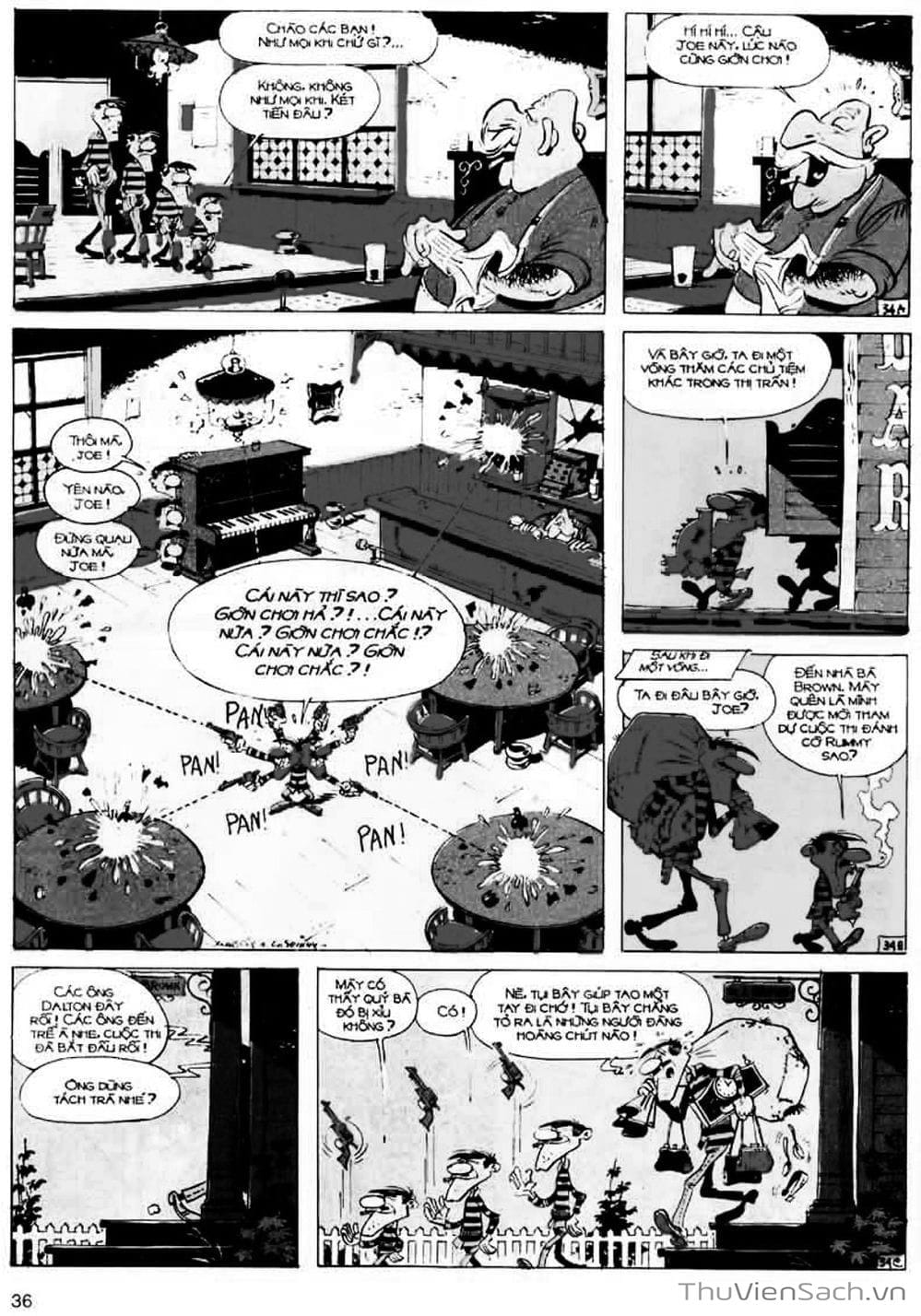 Truyện Tranh Cuộc Phiêu Lưu Kỳ Thú Của Lucky Luke trang 3