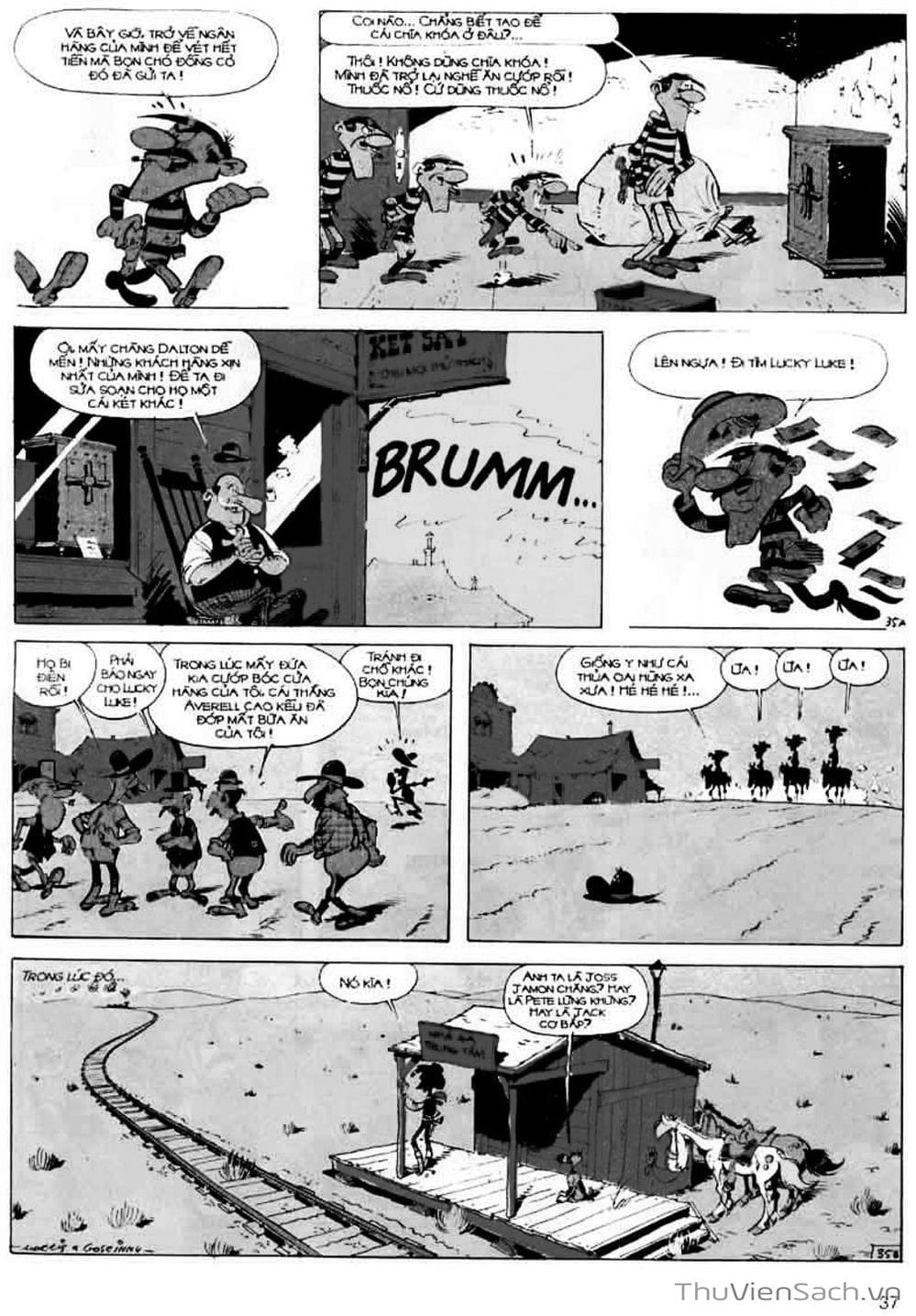 Truyện Tranh Cuộc Phiêu Lưu Kỳ Thú Của Lucky Luke trang 3