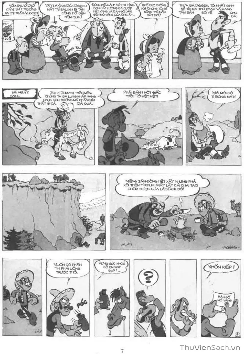 Truyện Tranh Cuộc Phiêu Lưu Kỳ Thú Của Lucky Luke trang 3