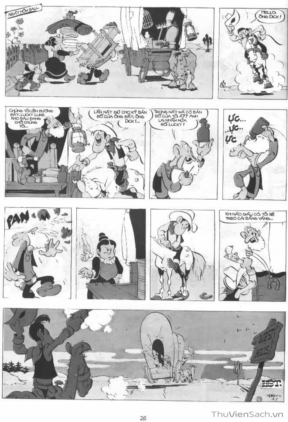 Truyện Tranh Cuộc Phiêu Lưu Kỳ Thú Của Lucky Luke trang 3