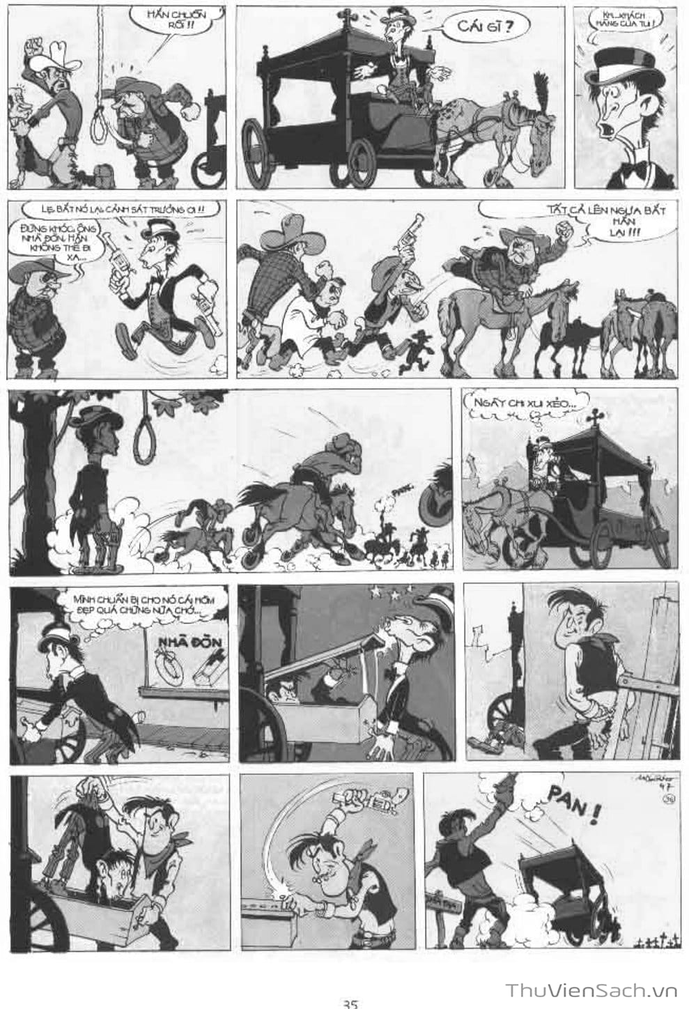 Truyện Tranh Cuộc Phiêu Lưu Kỳ Thú Của Lucky Luke trang 3