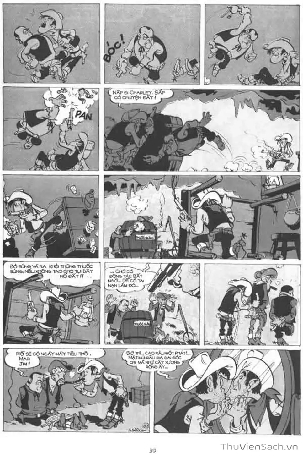 Truyện Tranh Cuộc Phiêu Lưu Kỳ Thú Của Lucky Luke trang 3