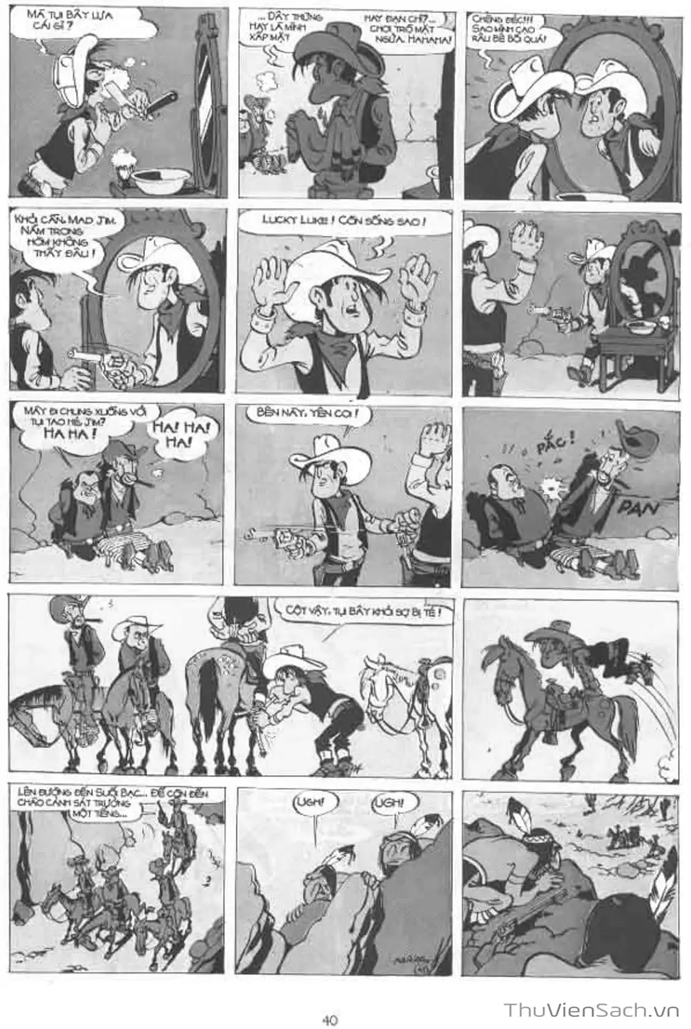 Truyện Tranh Cuộc Phiêu Lưu Kỳ Thú Của Lucky Luke trang 3