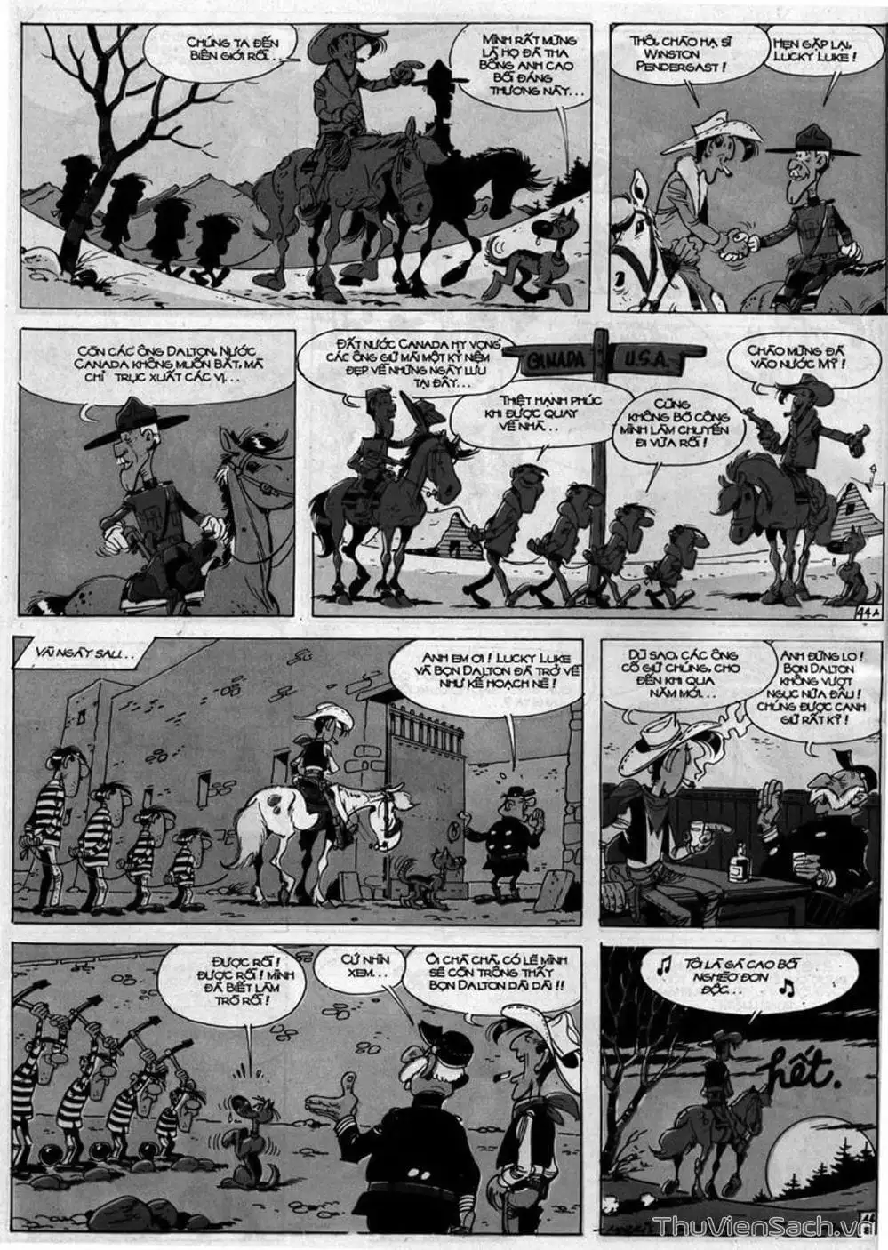 Truyện Tranh Cuộc Phiêu Lưu Kỳ Thú Của Lucky Luke trang 3