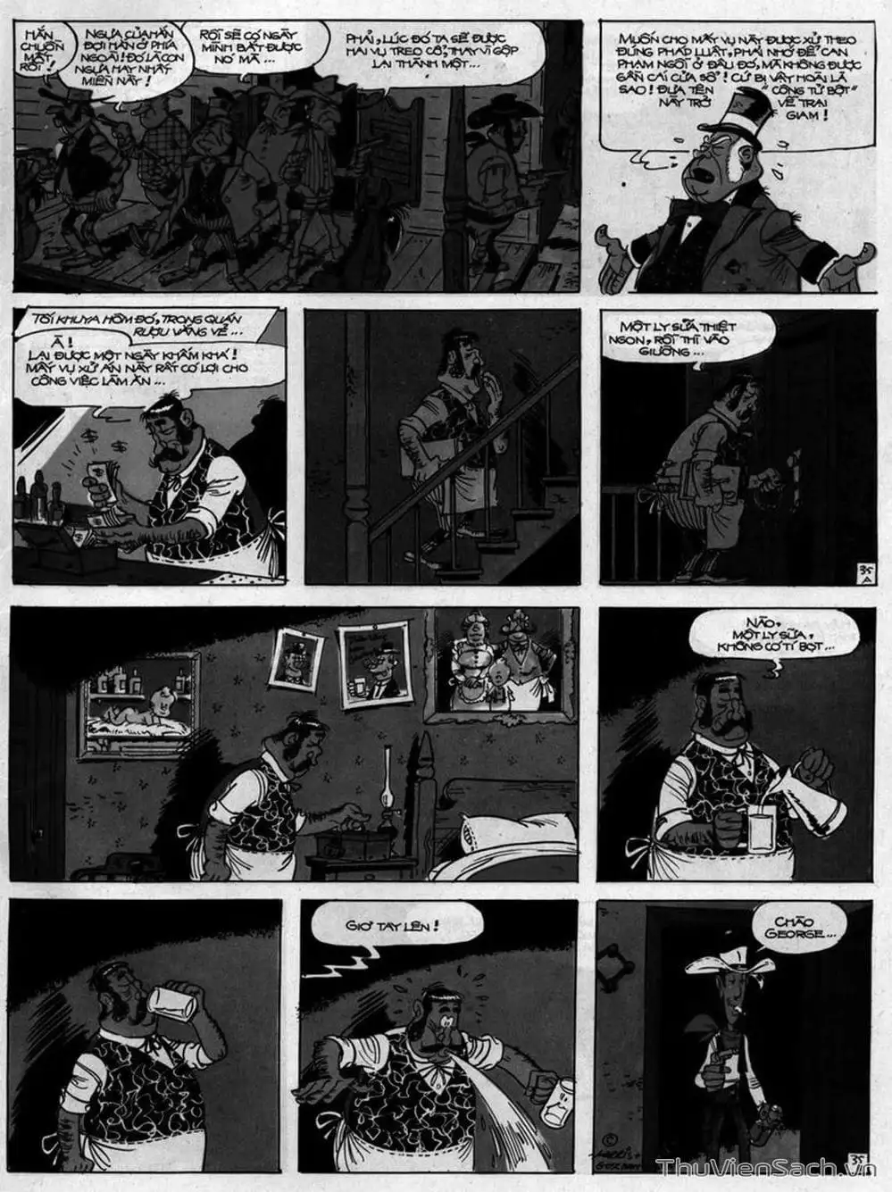 Truyện Tranh Cuộc Phiêu Lưu Kỳ Thú Của Lucky Luke trang 3