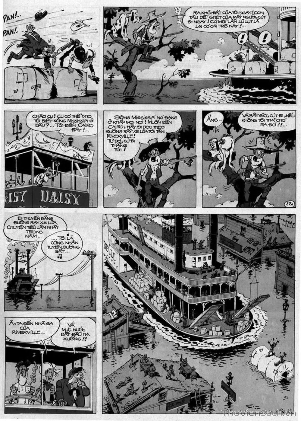 Truyện Tranh Cuộc Phiêu Lưu Kỳ Thú Của Lucky Luke trang 3