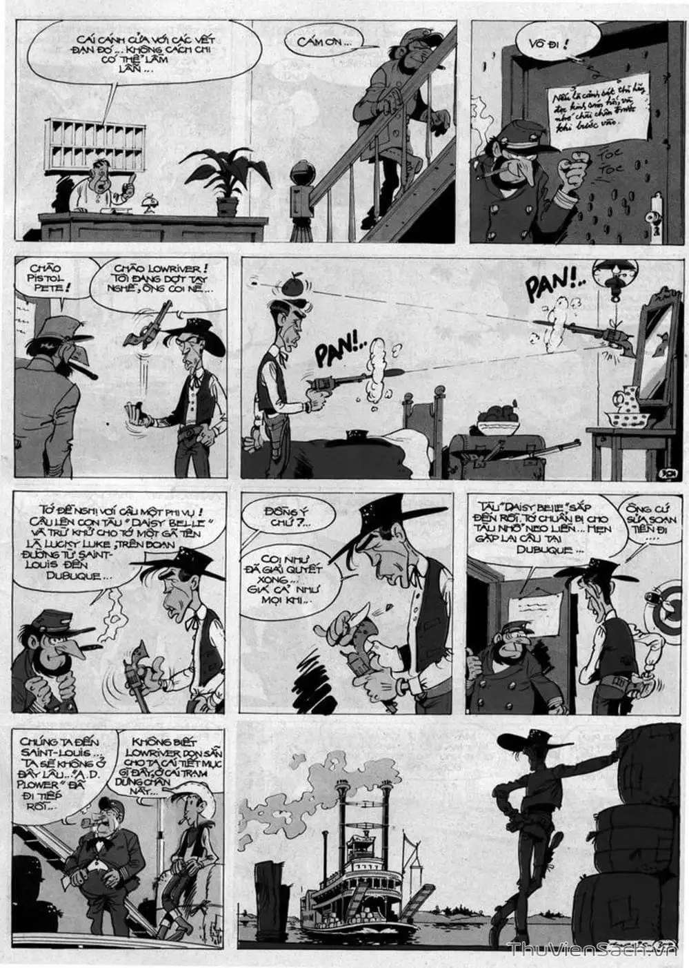 Truyện Tranh Cuộc Phiêu Lưu Kỳ Thú Của Lucky Luke trang 3