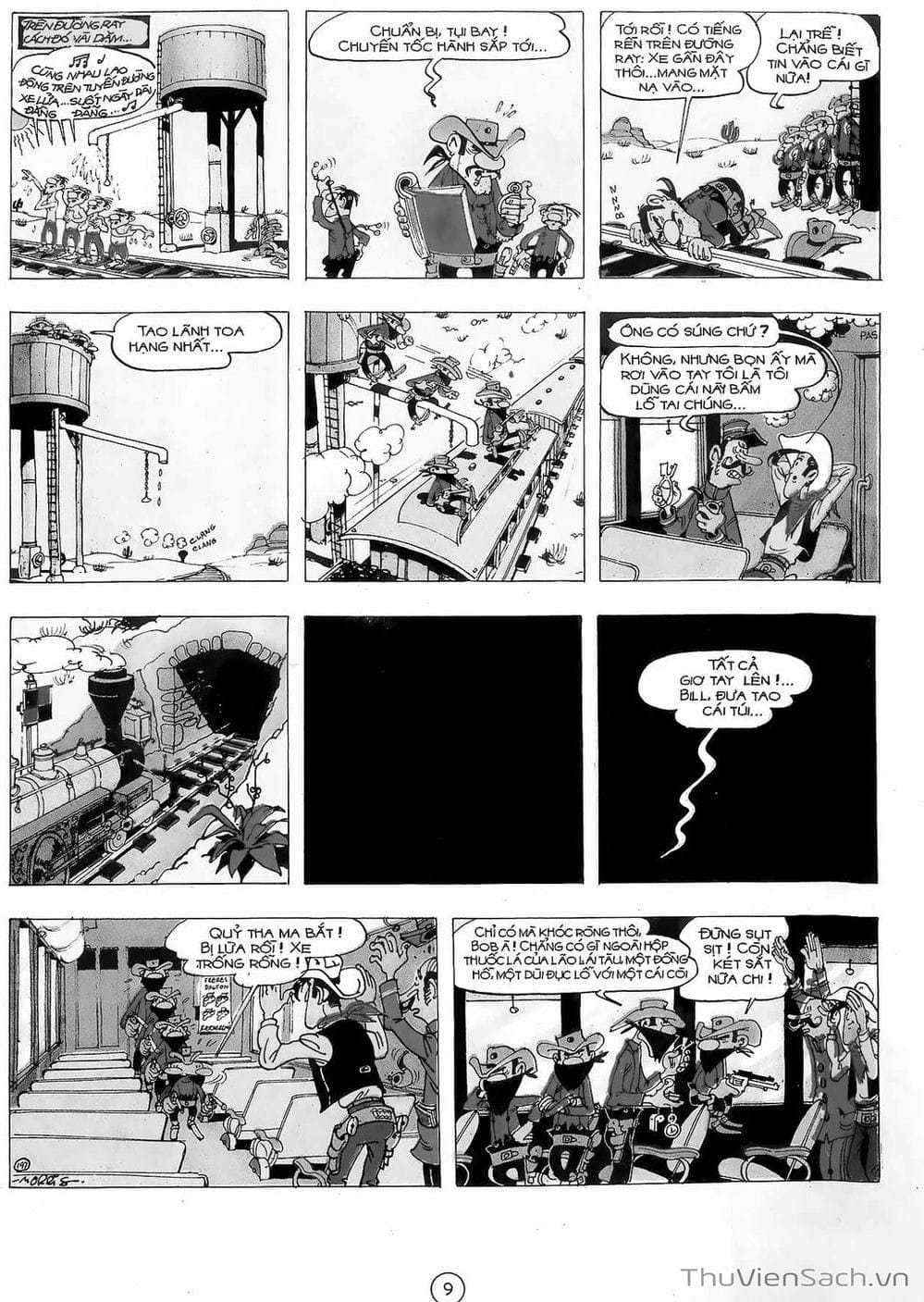 Truyện Tranh Cuộc Phiêu Lưu Kỳ Thú Của Lucky Luke trang 3