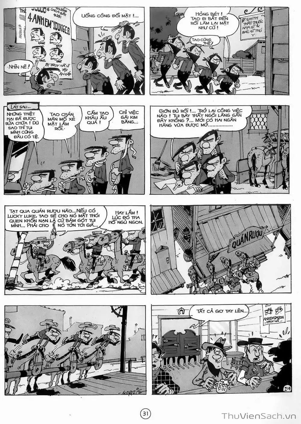 Truyện Tranh Cuộc Phiêu Lưu Kỳ Thú Của Lucky Luke trang 3