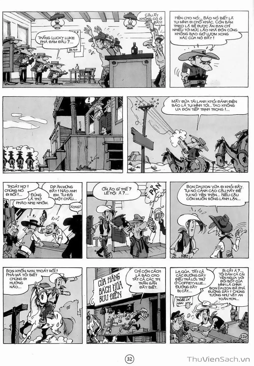 Truyện Tranh Cuộc Phiêu Lưu Kỳ Thú Của Lucky Luke trang 3