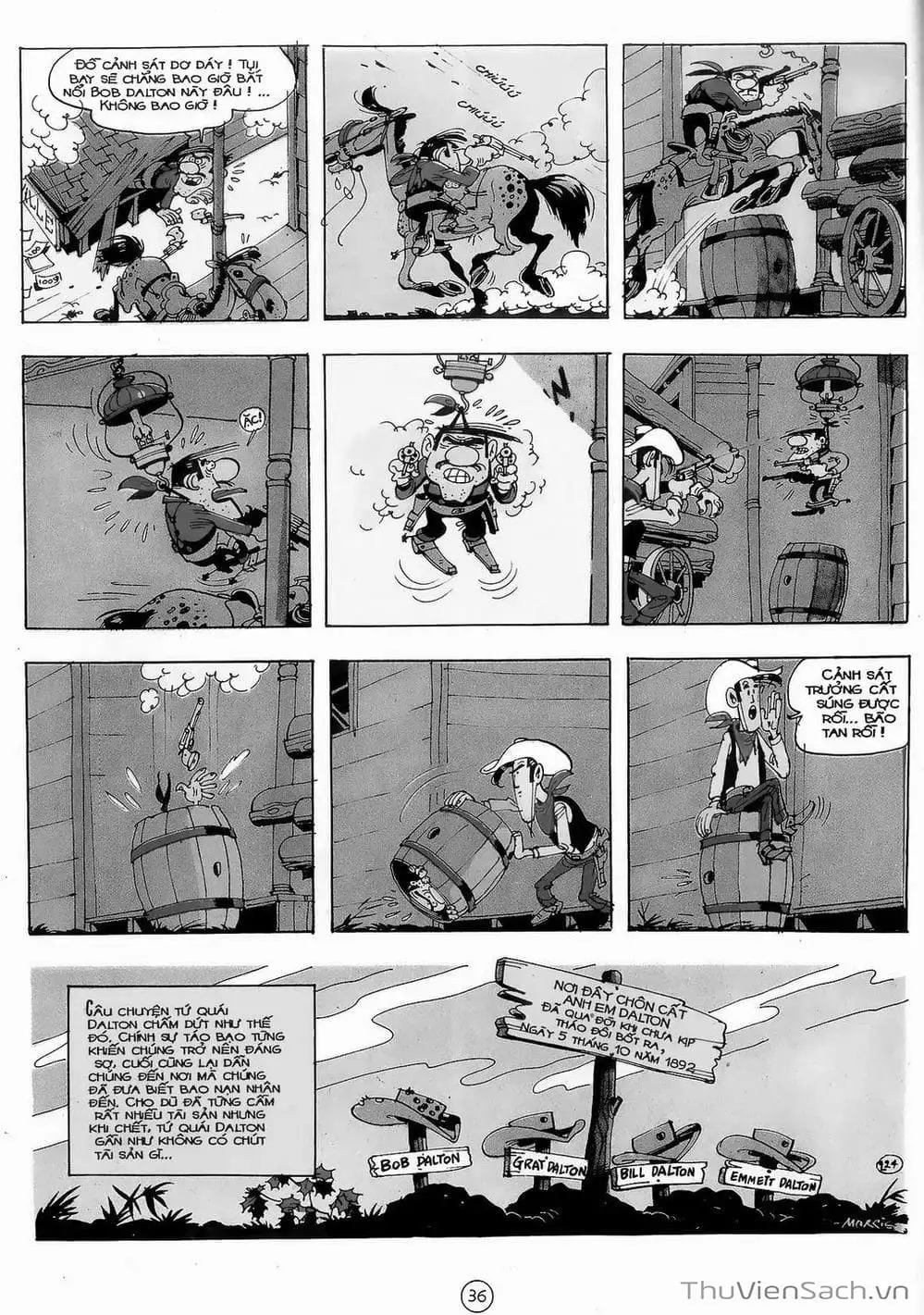 Truyện Tranh Cuộc Phiêu Lưu Kỳ Thú Của Lucky Luke trang 3