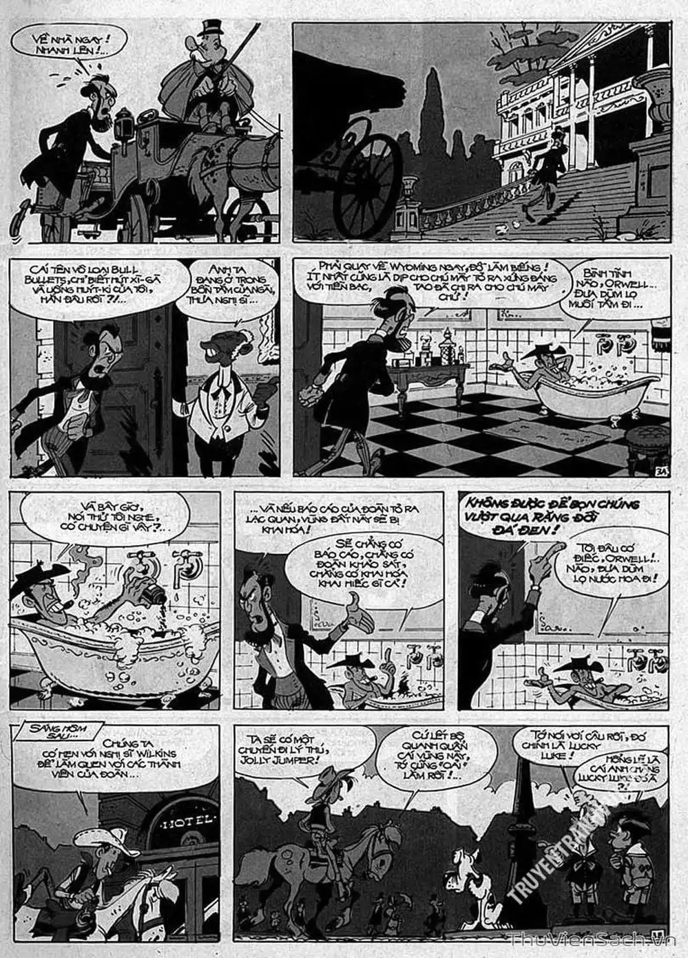 Truyện Tranh Cuộc Phiêu Lưu Kỳ Thú Của Lucky Luke trang 3