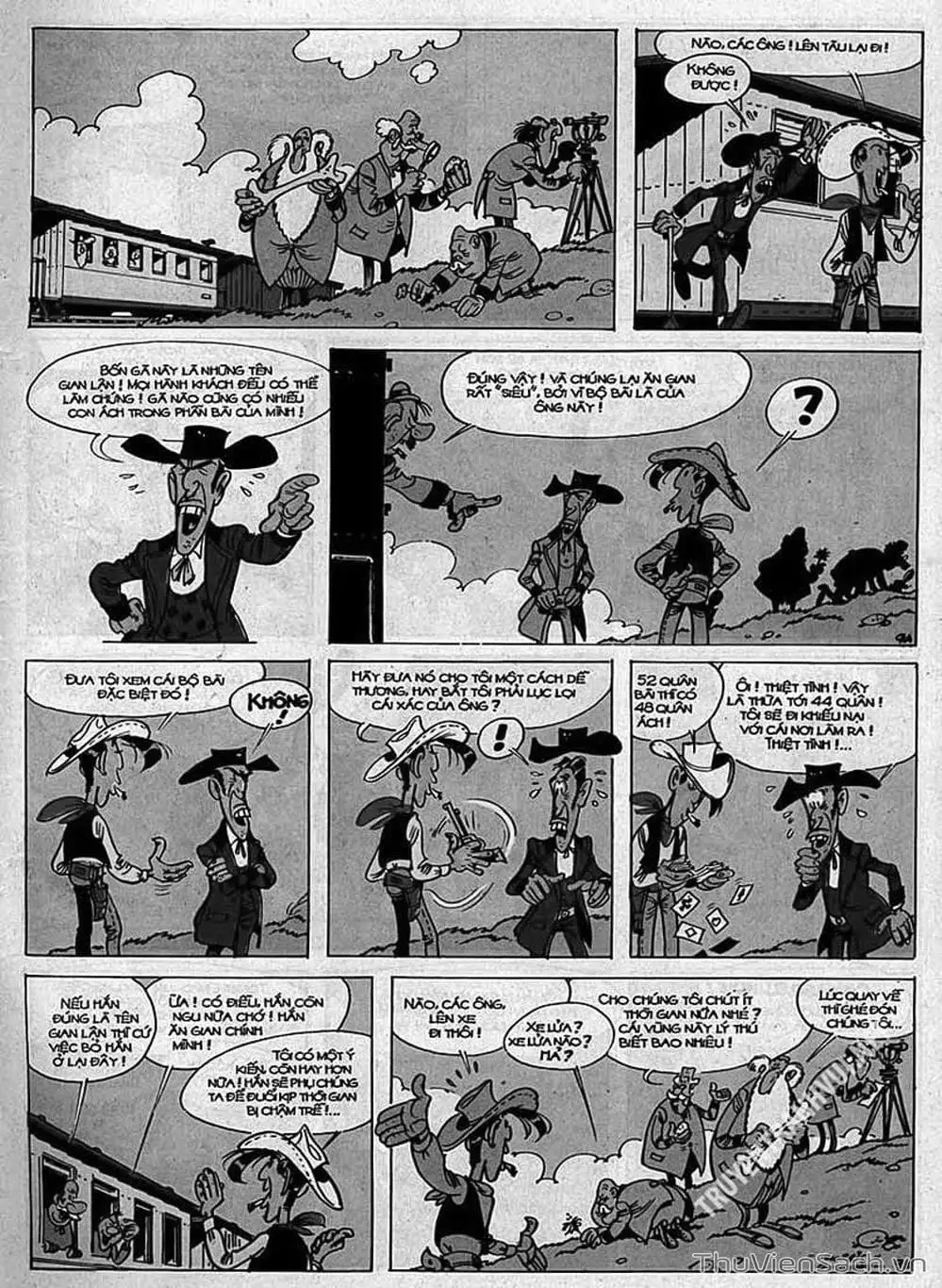 Truyện Tranh Cuộc Phiêu Lưu Kỳ Thú Của Lucky Luke trang 3
