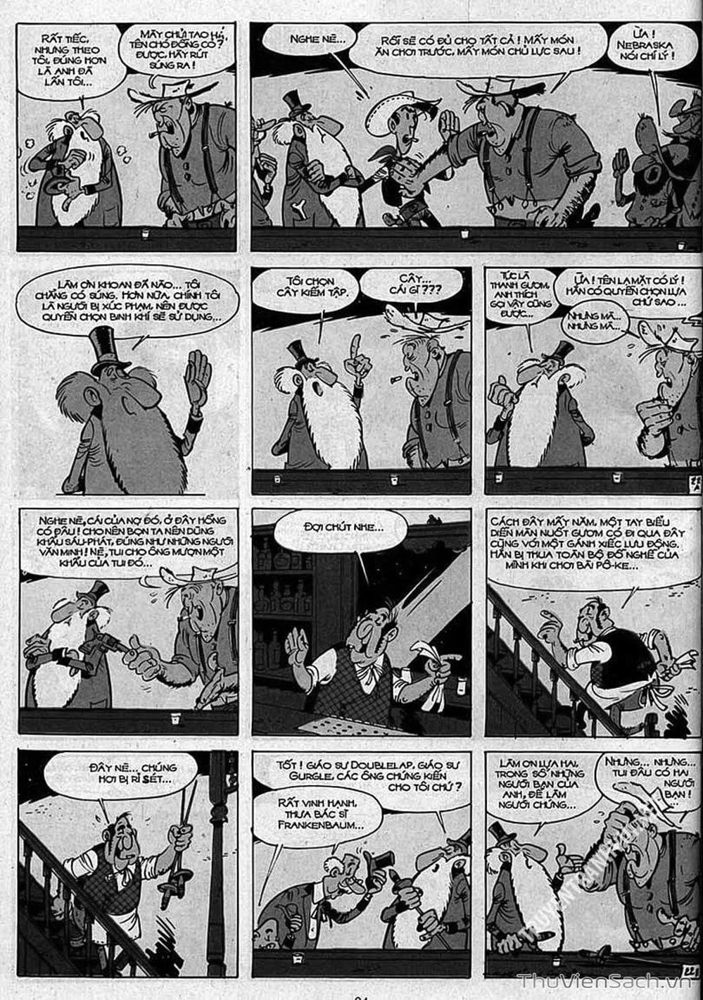 Truyện Tranh Cuộc Phiêu Lưu Kỳ Thú Của Lucky Luke trang 3