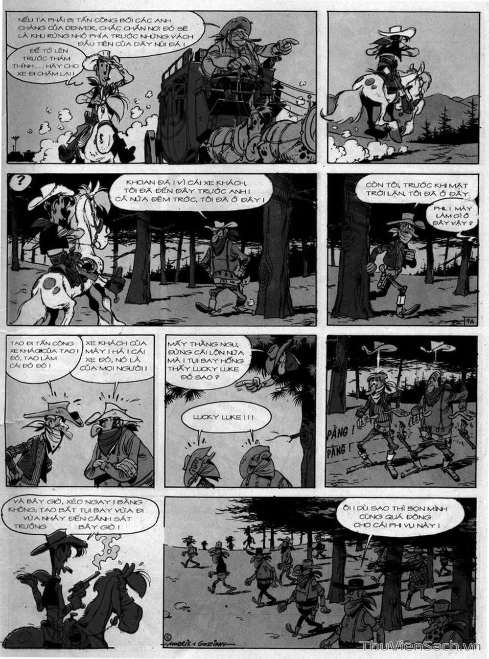 Truyện Tranh Cuộc Phiêu Lưu Kỳ Thú Của Lucky Luke trang 3
