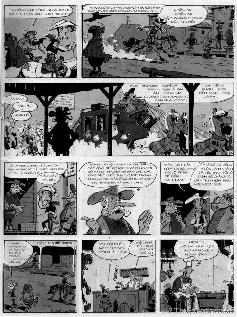 Truyện Tranh Cuộc Phiêu Lưu Kỳ Thú Của Lucky Luke trang 3