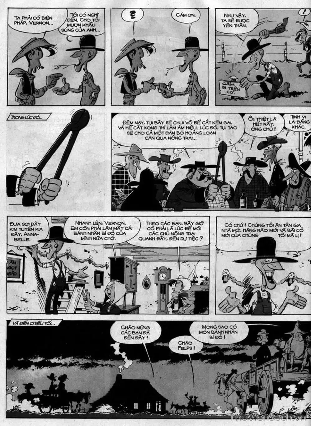 Truyện Tranh Cuộc Phiêu Lưu Kỳ Thú Của Lucky Luke trang 3