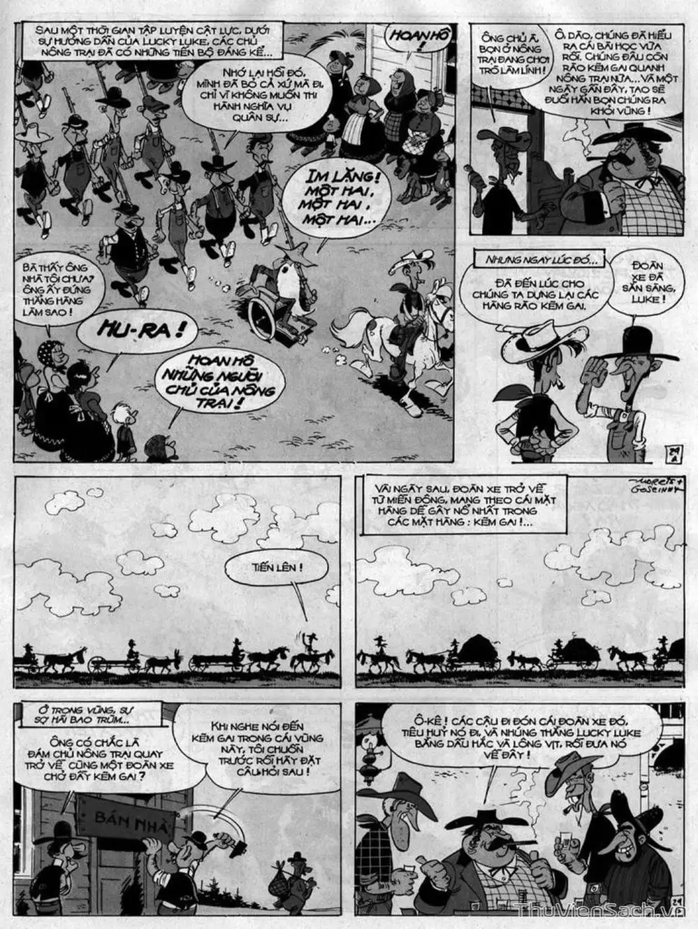 Truyện Tranh Cuộc Phiêu Lưu Kỳ Thú Của Lucky Luke trang 3