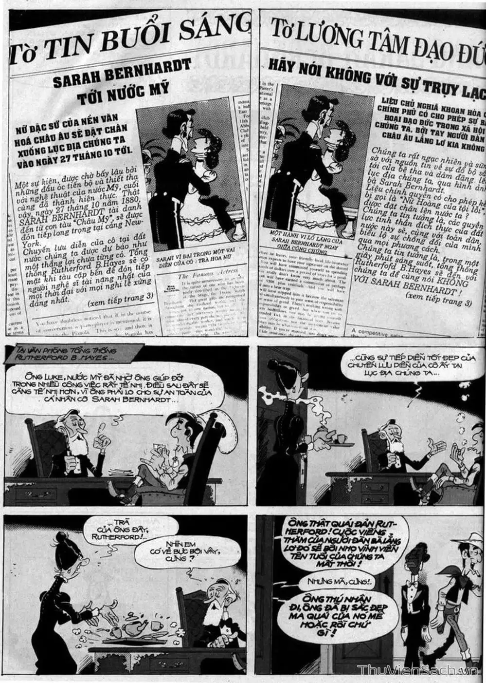 Truyện Tranh Cuộc Phiêu Lưu Kỳ Thú Của Lucky Luke trang 3