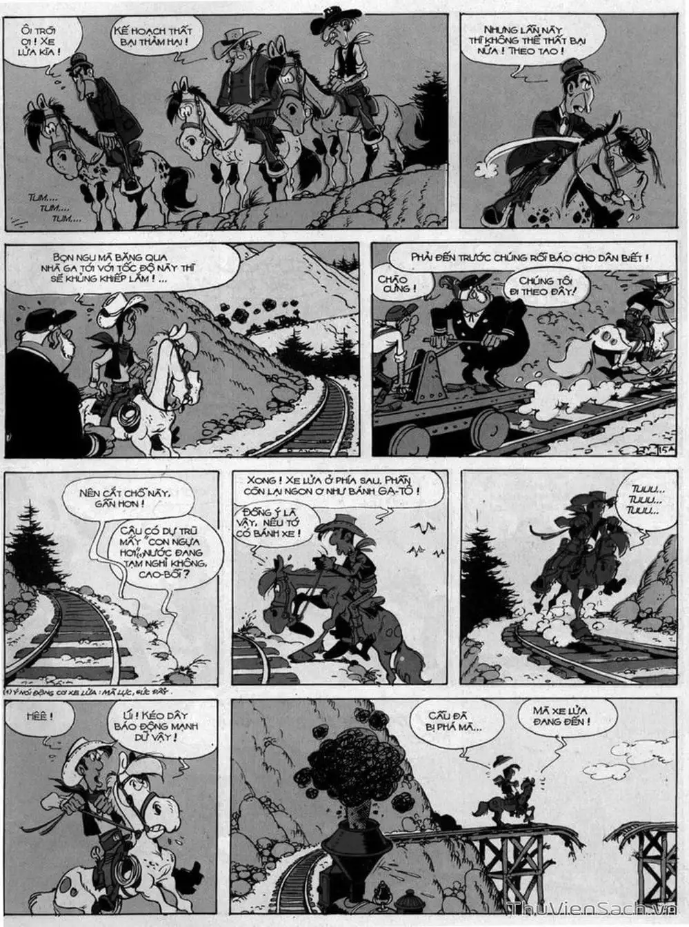 Truyện Tranh Cuộc Phiêu Lưu Kỳ Thú Của Lucky Luke trang 3