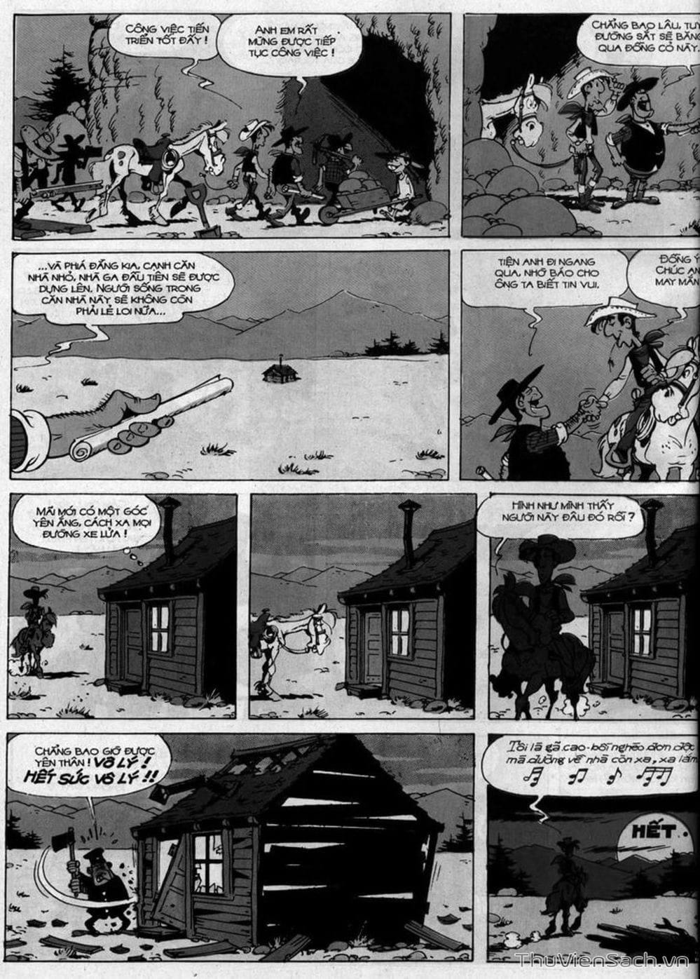 Truyện Tranh Cuộc Phiêu Lưu Kỳ Thú Của Lucky Luke trang 3