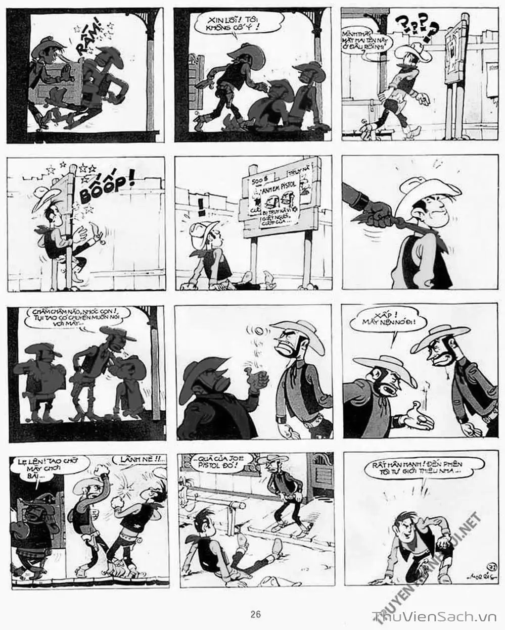 Truyện Tranh Cuộc Phiêu Lưu Kỳ Thú Của Lucky Luke trang 3